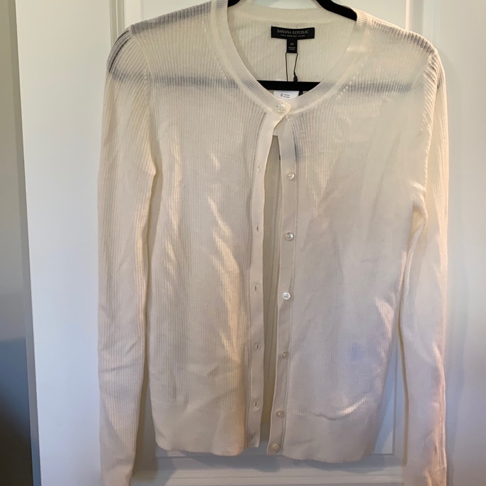 Banana Republic merino wool cardigan